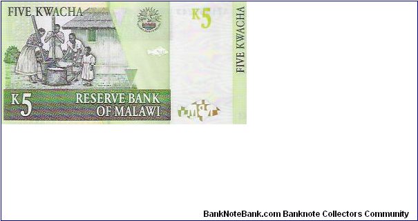 Banknote from Malawi year 1989