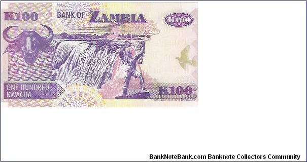 Banknote from Zambia year 2006