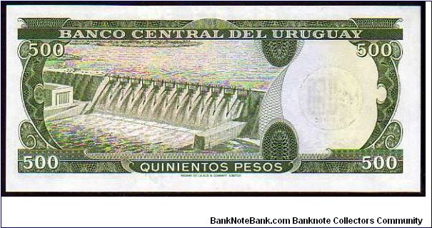 Banknote from Uruguay year 1975