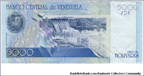 Banknote from Venezuela year 2004