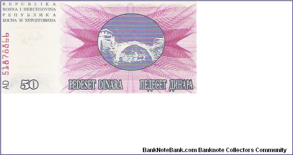 50 DINARA
AD  51878866

P # 12 Banknote