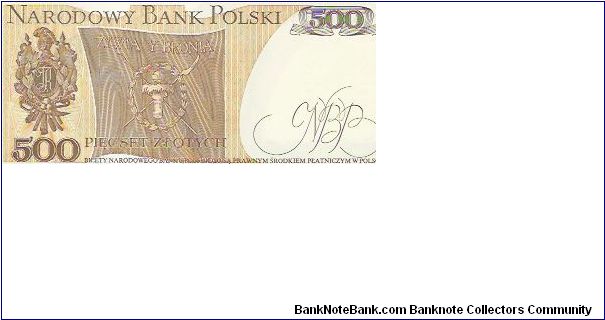 Banknote from Poland year 1982