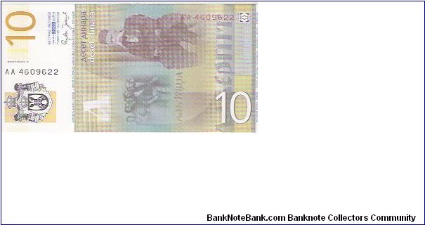NEW 2006 ISSUE
10 DINARA
AA 4609622 Banknote