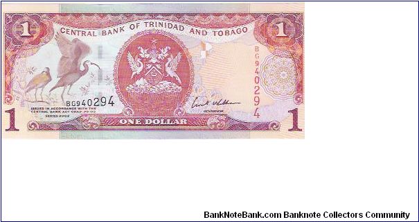 SERIE 2002
1 DOLLAR
BG 940294

P # 41 Banknote