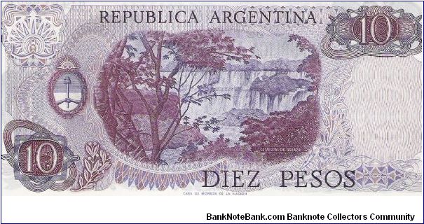 Banknote from Argentina year 1970