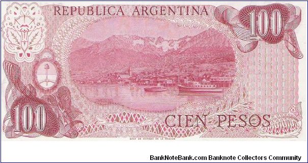 Banknote from Argentina year 1976