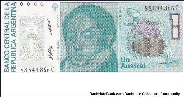 UN AUSTRAL
88.844.866C

P # 323B Banknote