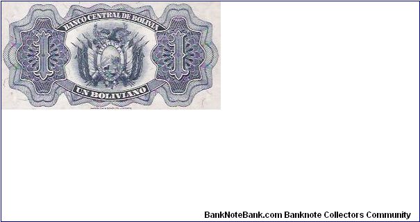 Banknote from Bolivia year 1950