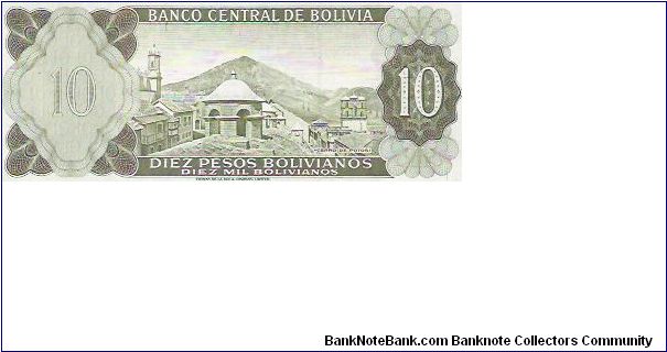 Banknote from Bolivia year 1962