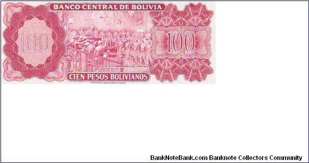 Banknote from Bolivia year 1962