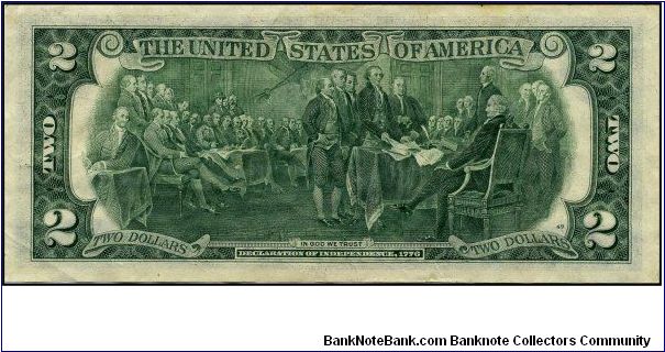 Banknote from USA year 1976