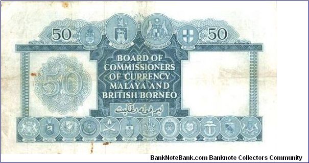 Banknote from Malaysia year 1953