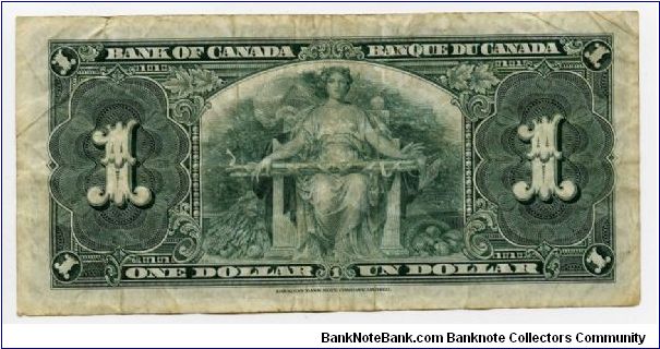 Banknote from Canada year 1937