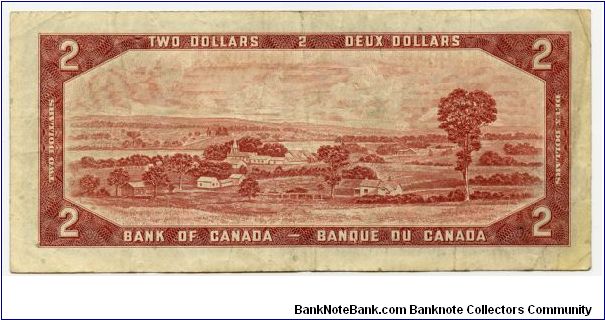 Banknote from Canada year 1954