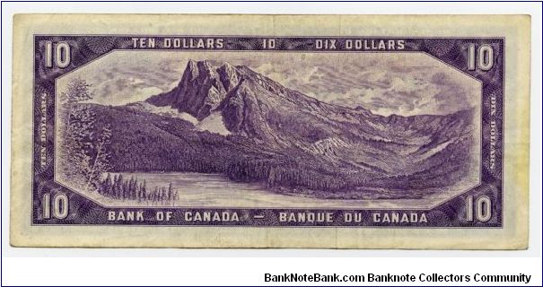 Banknote from Canada year 1954