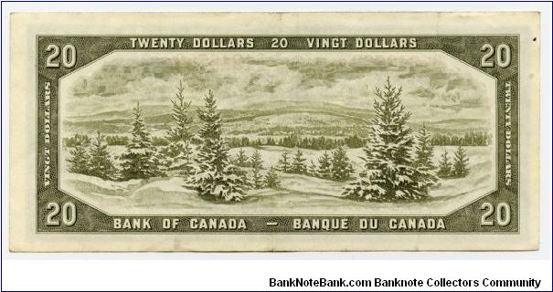 Banknote from Canada year 1954