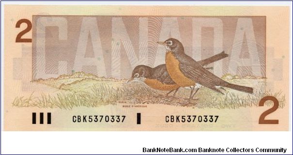 Banknote from Canada year 1986