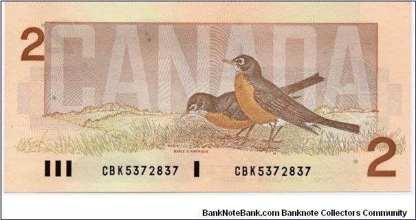 Banknote from Canada year 1986