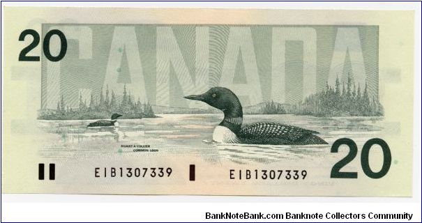 Banknote from Canada year 1991