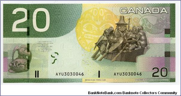 Banknote from Canada year 2004