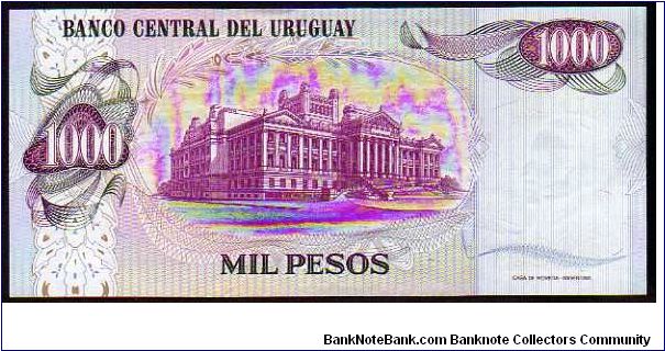 Banknote from Uruguay year 1974