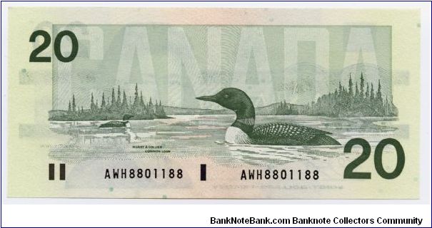 Banknote from Canada year 1991