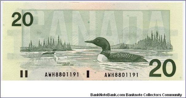 Banknote from Canada year 1991