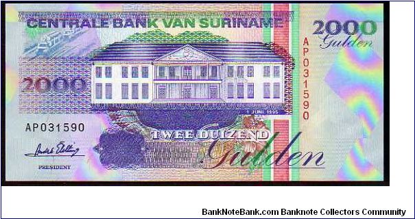 2000 Gulden
Pk 142 Banknote