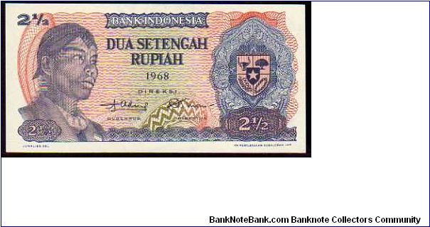 2,1/2 Rupiah
Pk 103 Banknote