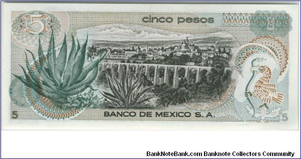 Banknote from Mexico year 1972