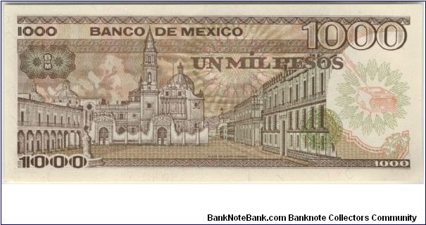 Banknote from Mexico year 1985