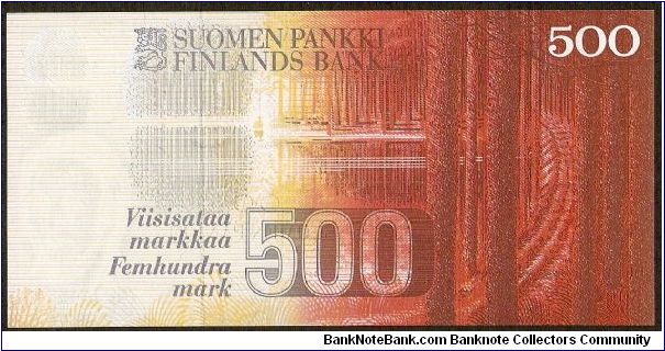 Banknote from Finland year 1991