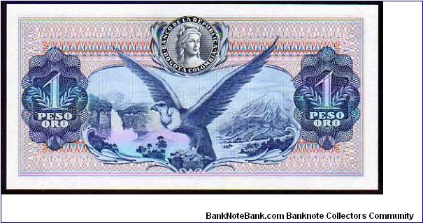 Banknote from Colombia year 1973