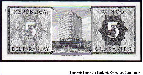 Banknote from Paraguay year 1963