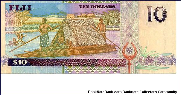 Banknote from Fiji year 1996