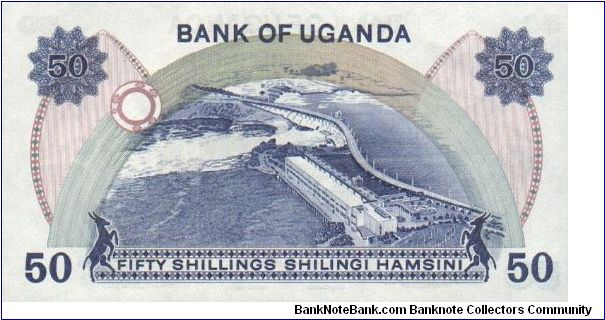 Banknote from Uganda year 1973