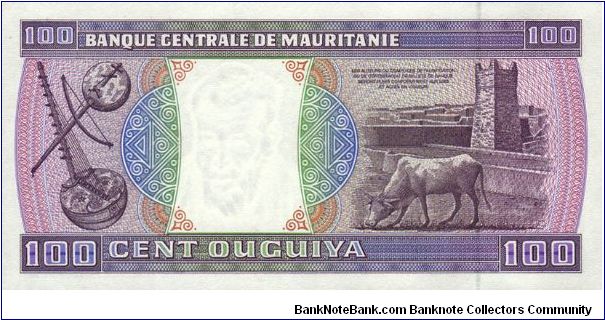 Banknote from Mauritania year 1999