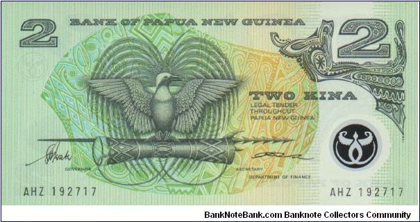 2 Kina. Banknote