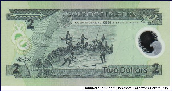 Banknote from Solomon Islands year 2001