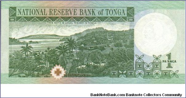 Banknote from Tonga year 1995