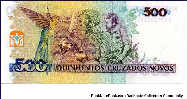 Banknote from Brazil year 1988