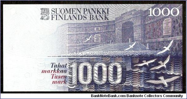 Banknote from Finland year 1986