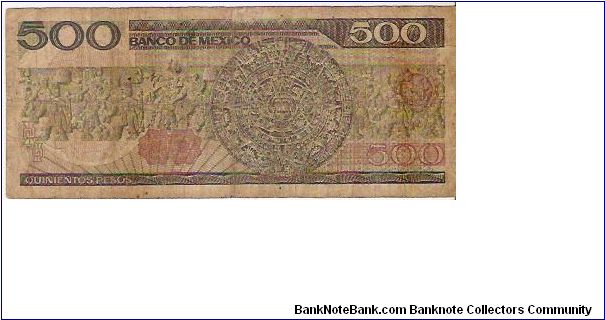 Banknote from Mexico year 1983