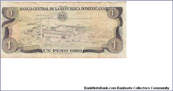 Banknote from Dominican Republic year 1988