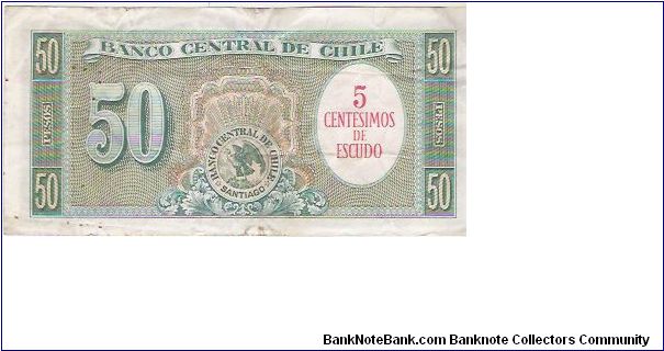 Banknote from Chile year 1960