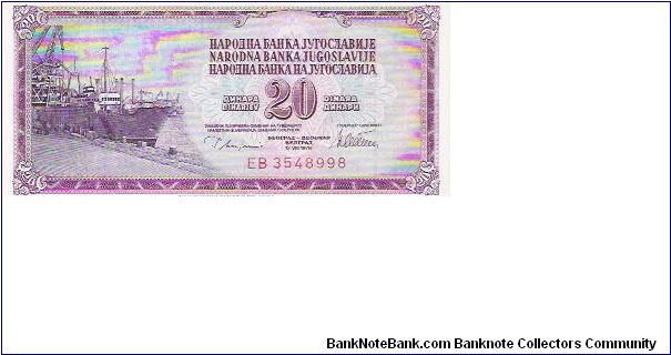20 DINARA

EB 3548998 Banknote