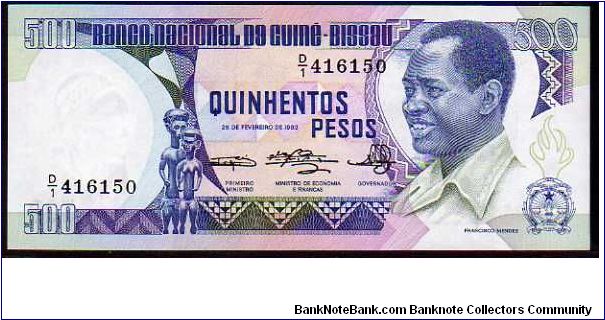 500 Pesos
Pk 7
----------------
28-02-1983
---------------- Banknote
