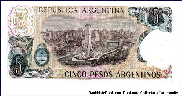 Banknote from Argentina year 1974