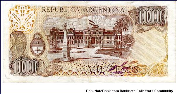 Banknote from Argentina year 1976