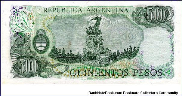Banknote from Argentina year 1977